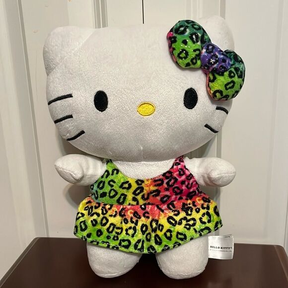 Hello Kitty Sanrio 2016 Fiesta Glitter Dress Plush 11” Collectible Rare Color - Picture 1 of 6